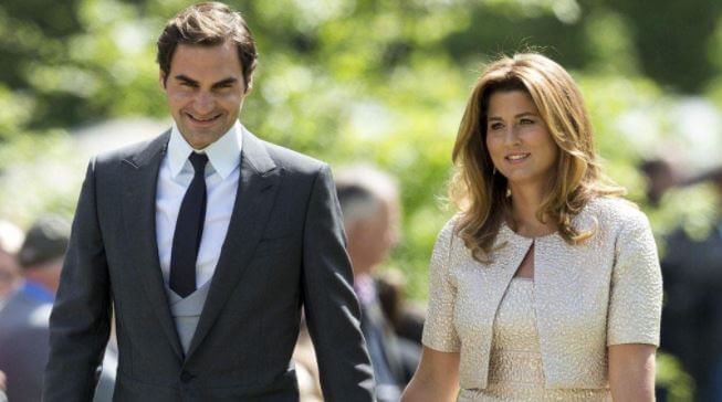 Charlene Riva Federer's parents Roger Federer and Mirka Federer.